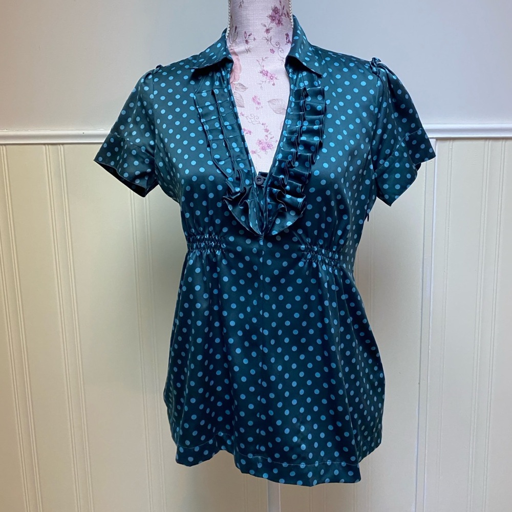 BANANA REPUBLIC Ruffled Top Size 6